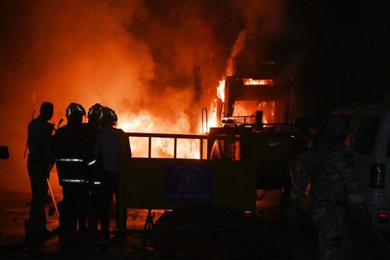Clashes erupt in western India as Hindu groups demand demolition of Mughal ruler’s tomb