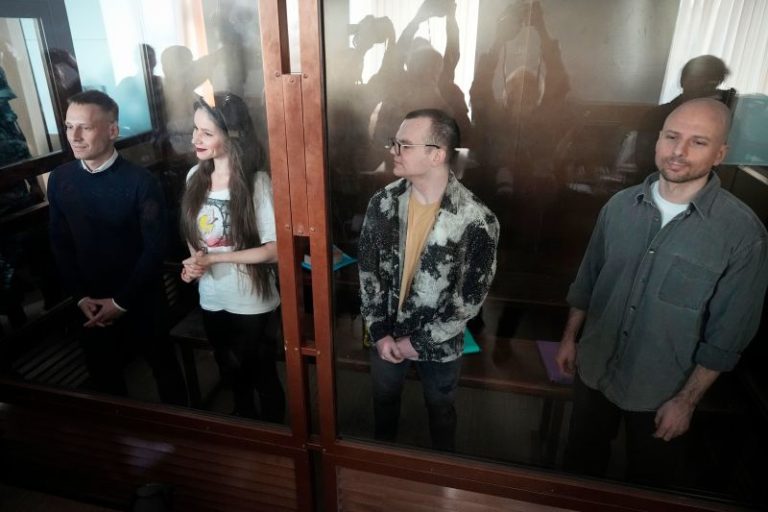 Four Russian journalists linked to late Kremlin critic Navalny sentenced at Moscow court