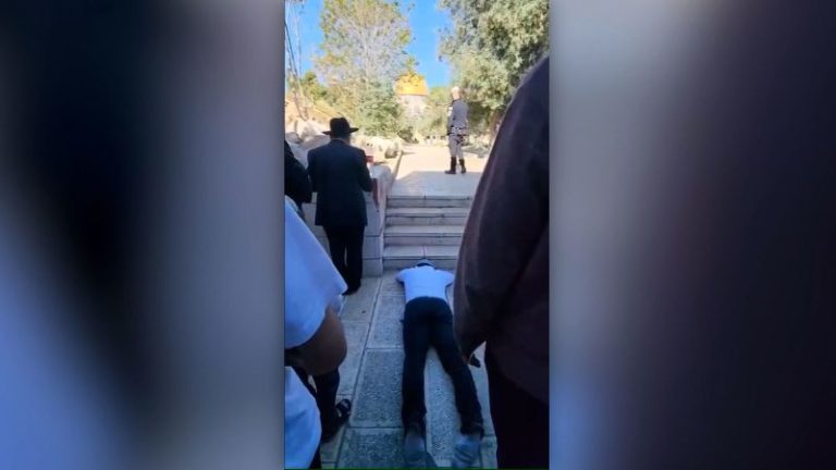 Thousands of Jewish worshippers visit Jerusalem holy site as Israeli lawmaker boasts ‘Arabs aren’t allowed to come near us’